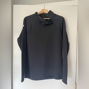 NWT Women’s UA Large Black Pullover with snaps